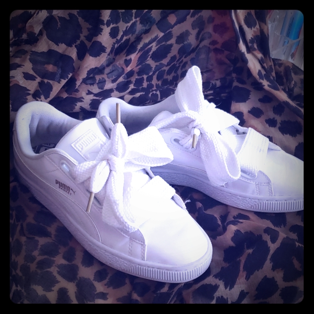 White sneakers